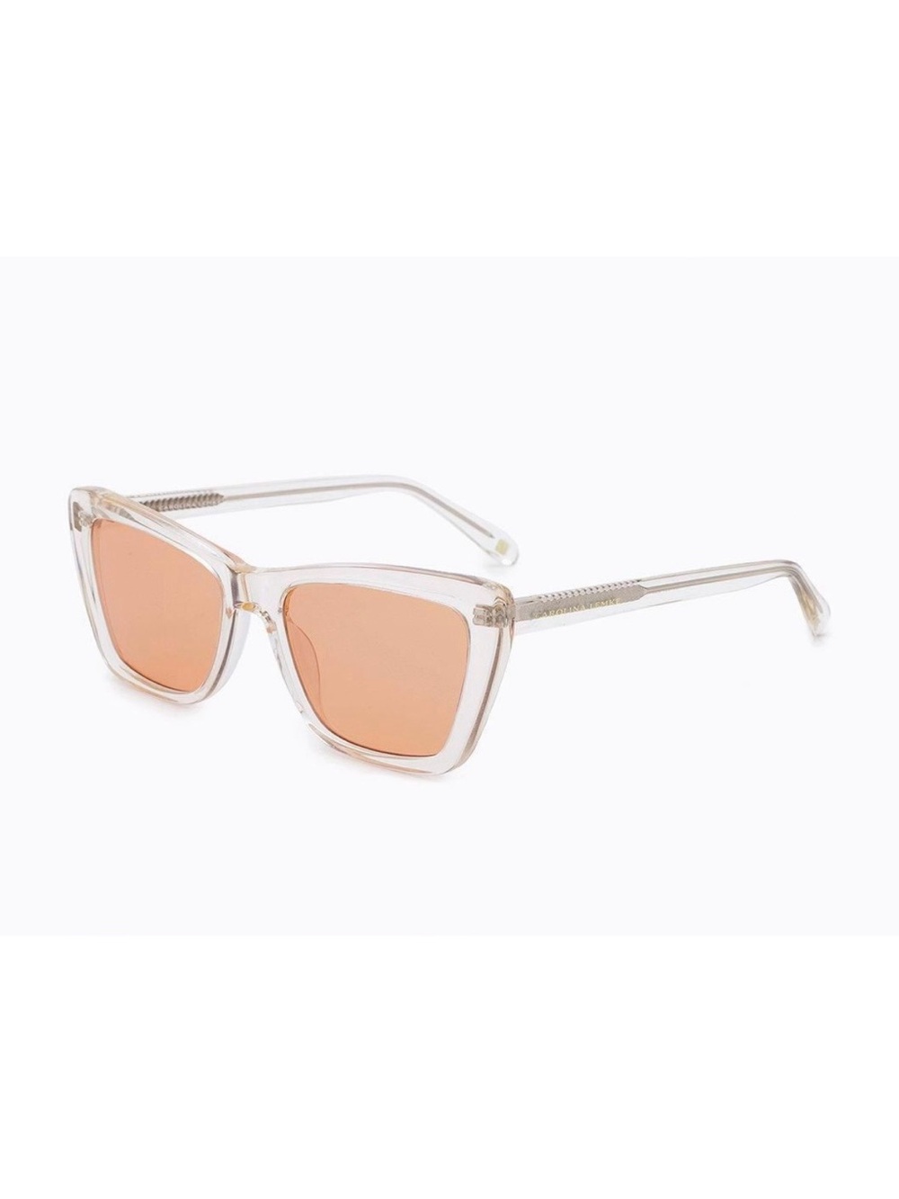 Carolina Lemke Berlin Eyewear - Sunset Transparent, Champagne Sunglasses